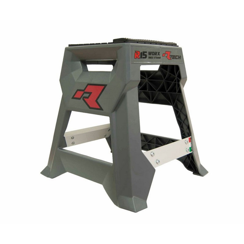 RTECH R15 WORKS CROSS BIKE STAND LAUNCH EDITION QUANTUM GREY