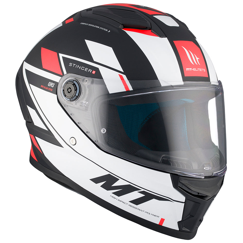 MT STINGER 2 [ZIVZE MATT WHITE BLACK RED] 4