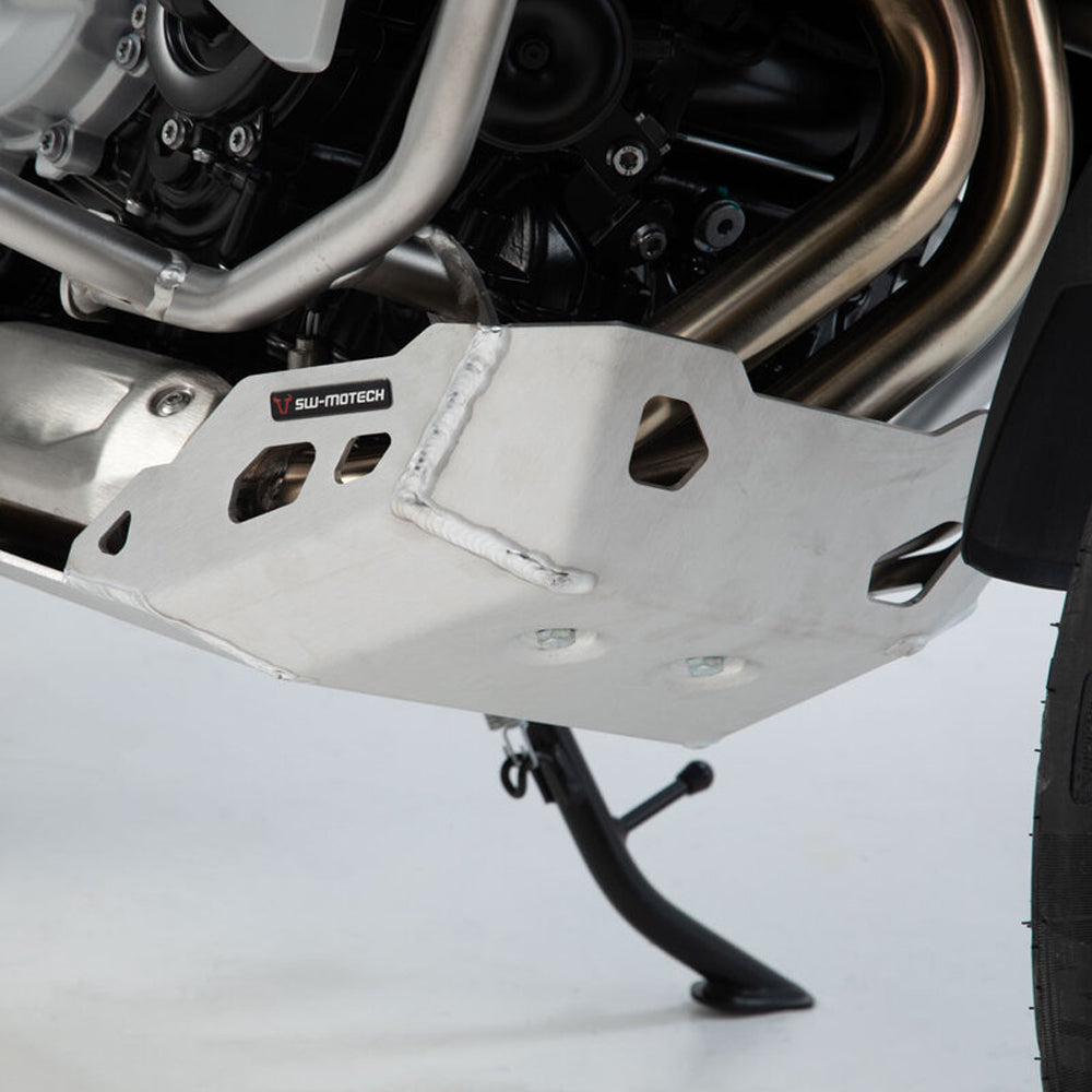 BASH PLATE SW MOTECH SILVER BMW F850GS ADVENTURE 18-ON