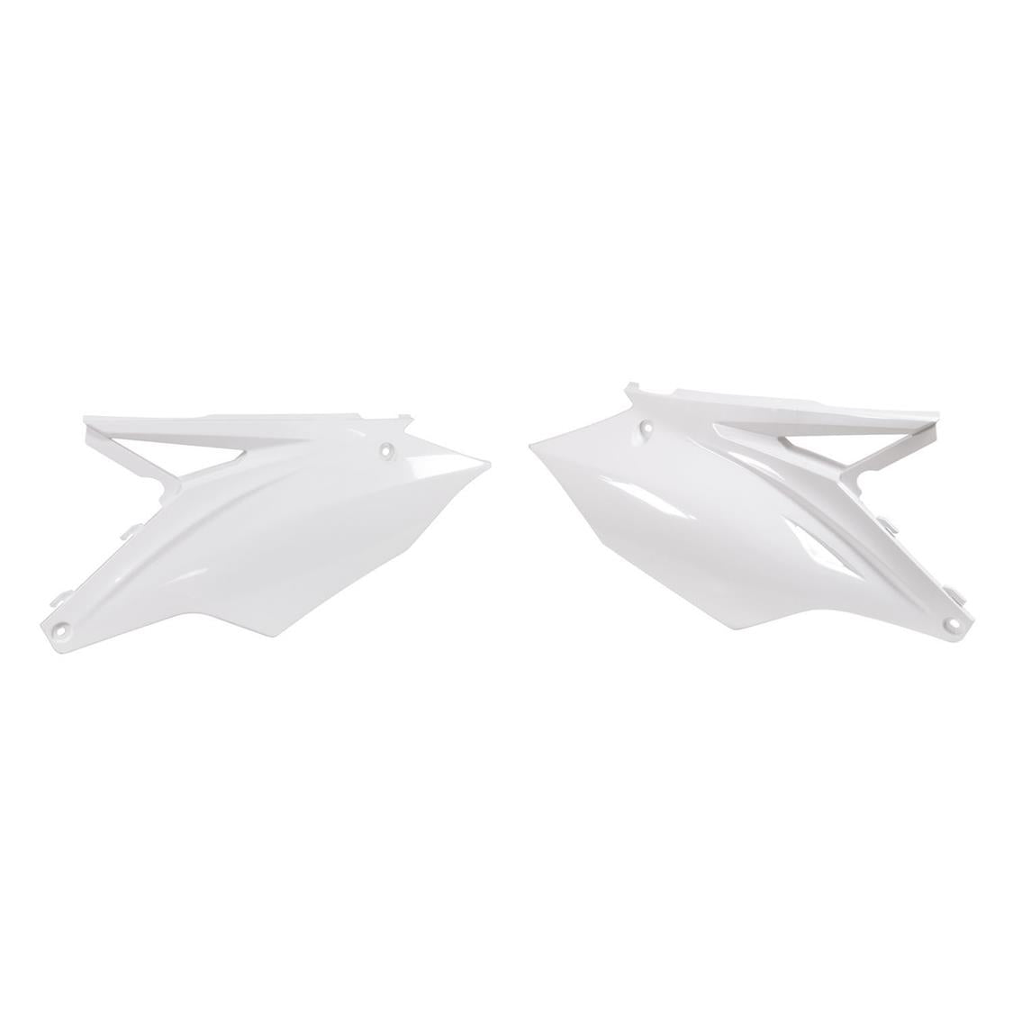 SIDE PANELS RTECH WHITE KAWASAKI KX250 17-20 KX250F 17-20 KX450F 16-18