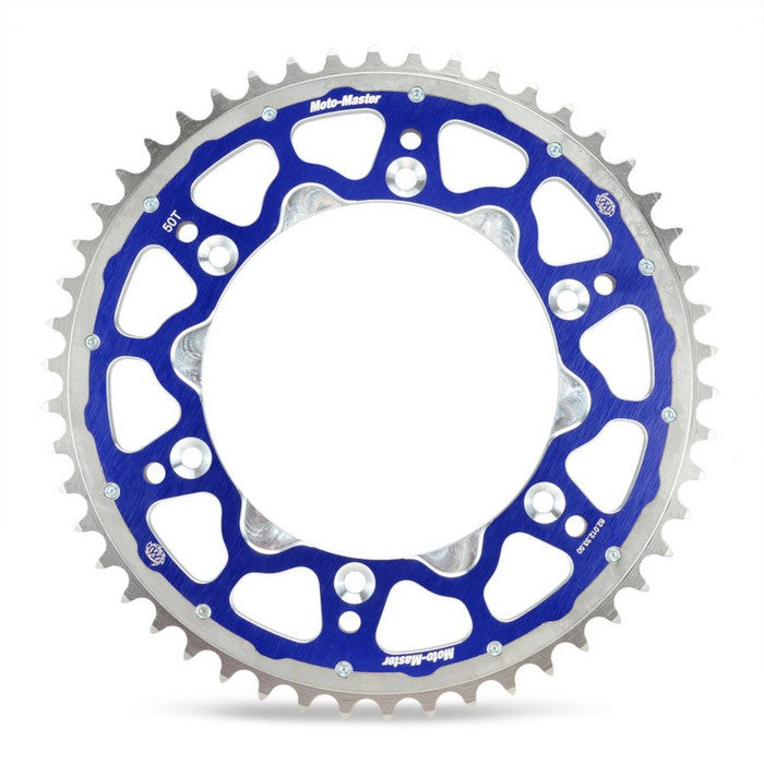 SPROCKET REAR MOTO MASTER FUSION DUAL RING 49T BLUE GAS GAS HUSABERG HUSQVARNA KTM