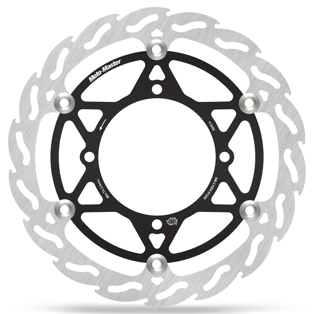 BRAKE DISC FRONT MOTO MASTER FLAME 280MM FLOATING KAWASAKI KX125 KX250 KX250F KX450F KX250X KX450X