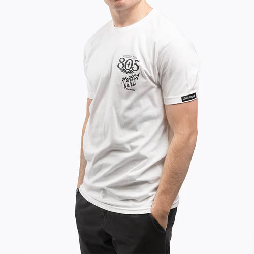 805 Quiver SS Tee - White