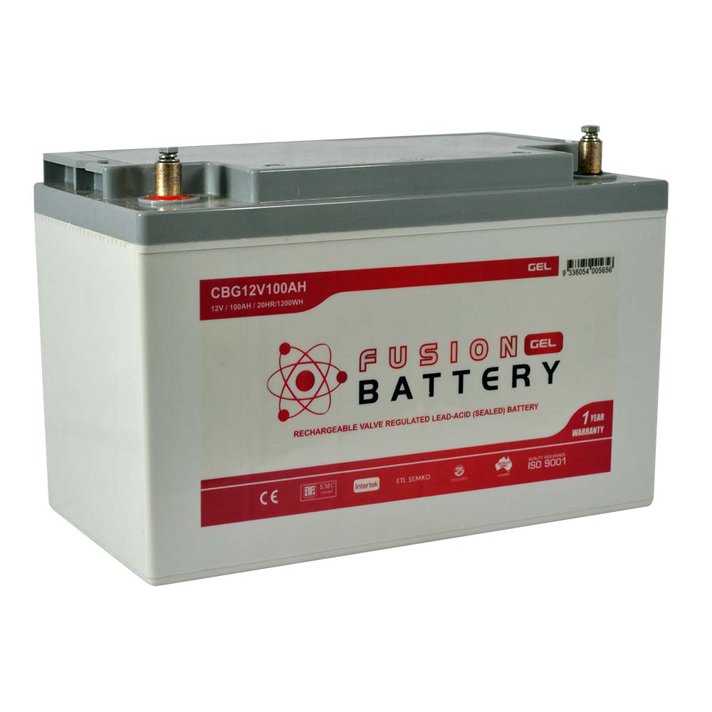 100Ah AGM Deep Cycle Battery 12V – Fusion Gel CBG12V100AH