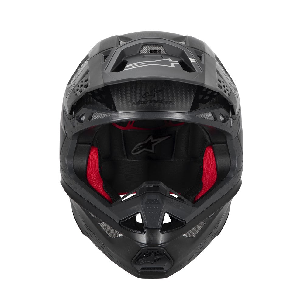 Alpinestars Supertech S-M10 Helmet - Black Carbon Matte/Gloss