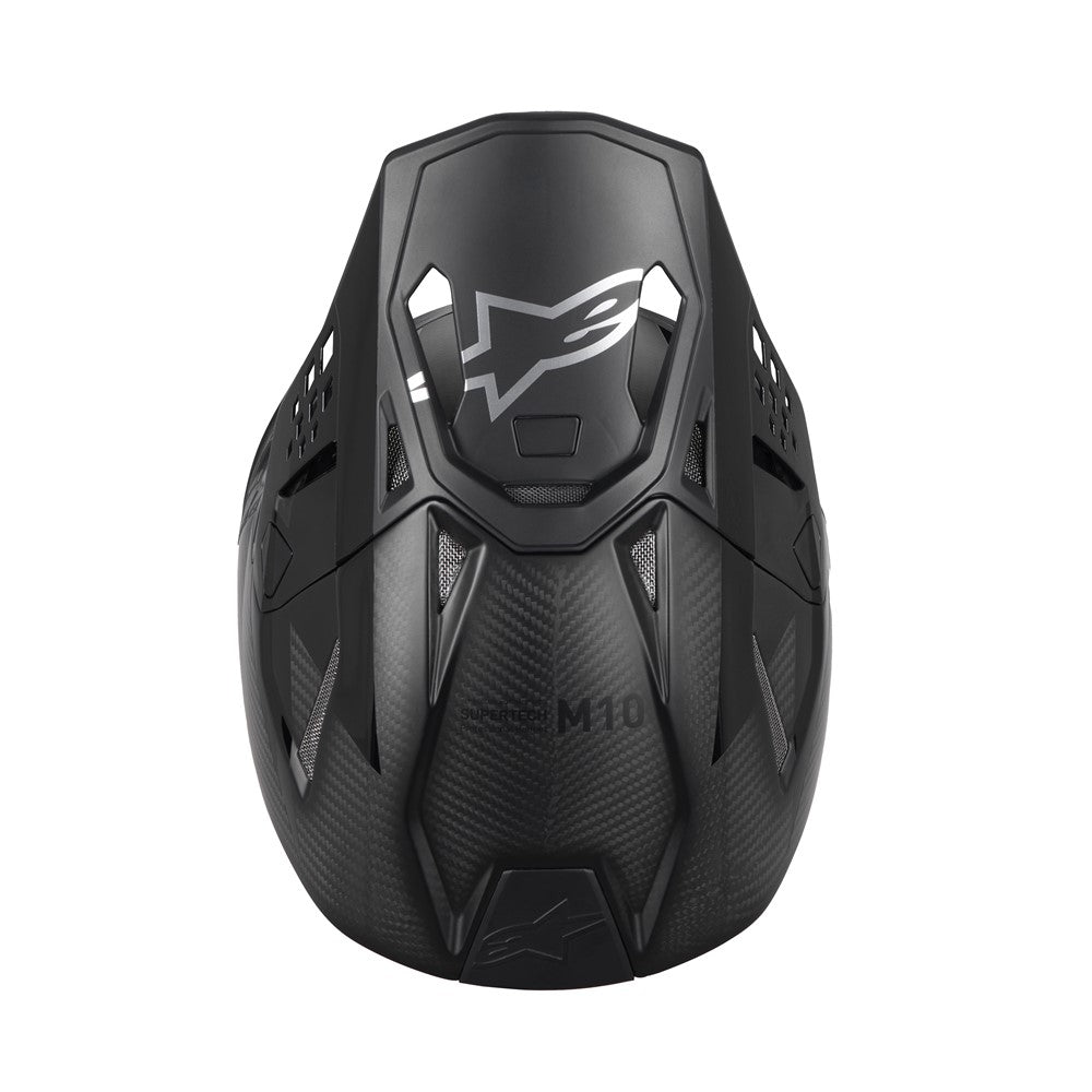 Alpinestars Supertech S-M10 Helmet - Black Carbon Matte/Gloss