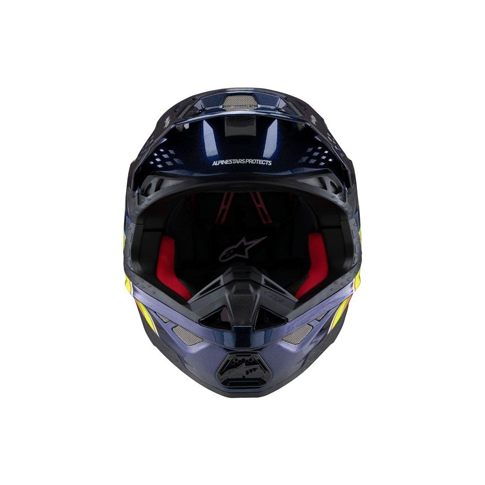 Alpinestars Supertech S-M10 TLD Edition - Dark Blue/Orange/Yellow Fluoro/Red Gloss