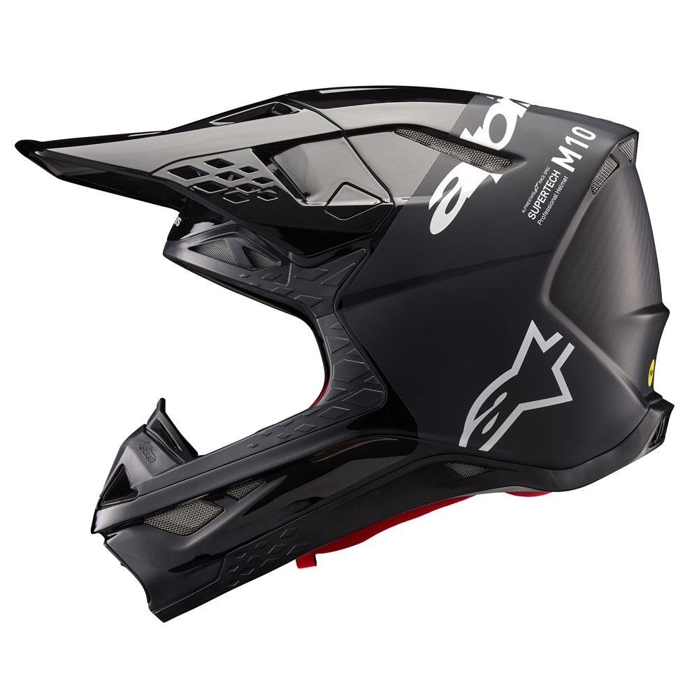 Supertech S-M10 Helmet Flood Black/Dark Gray Matte/Gloss