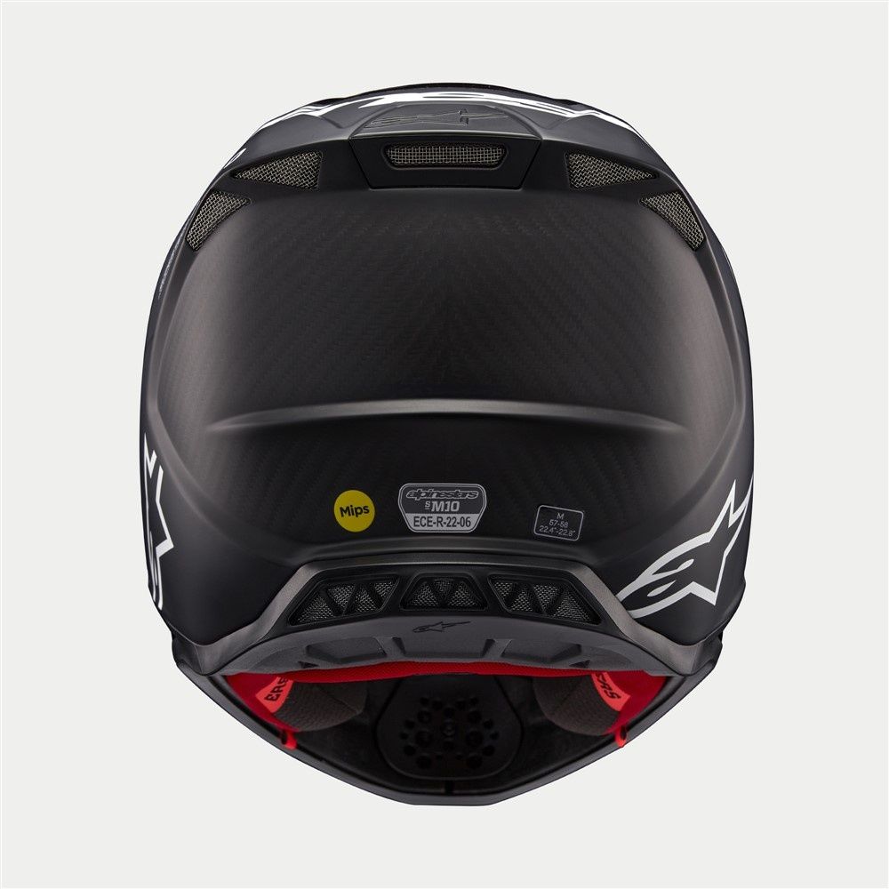 Alpinestars Supertech S-M10 Helmet - Flood Black/Dark Gray Matte/Gloss