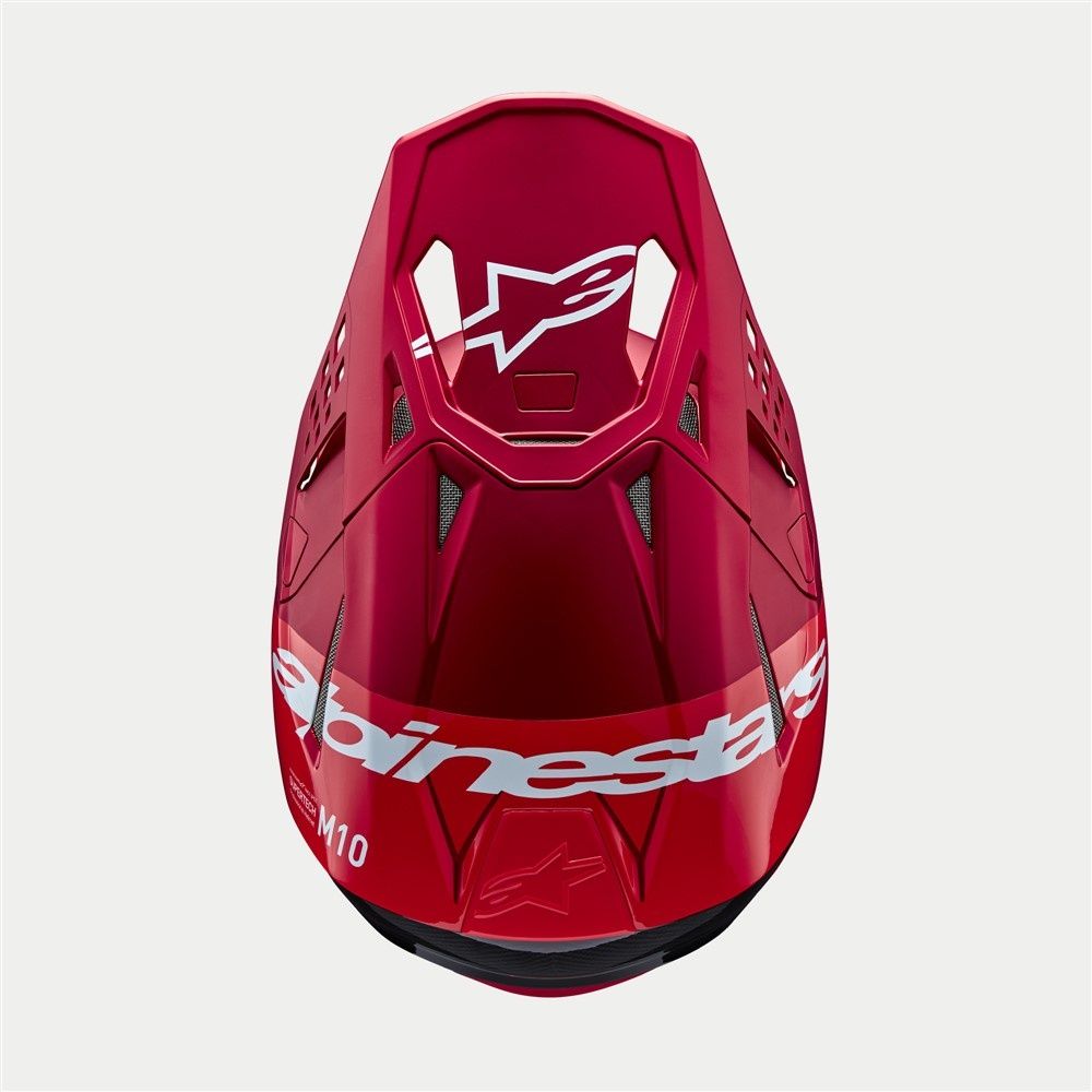 Alpinestars Supertech S-M10 Helmet - Flood Red Fluoro