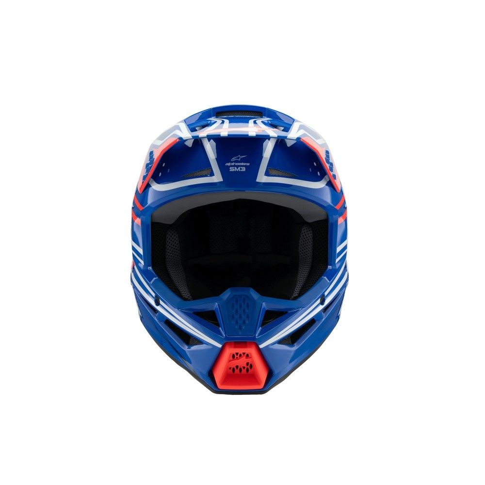 Alpinestars S-M3 Youth Helmet - Wurx Blue/Red/White/Black Gloss