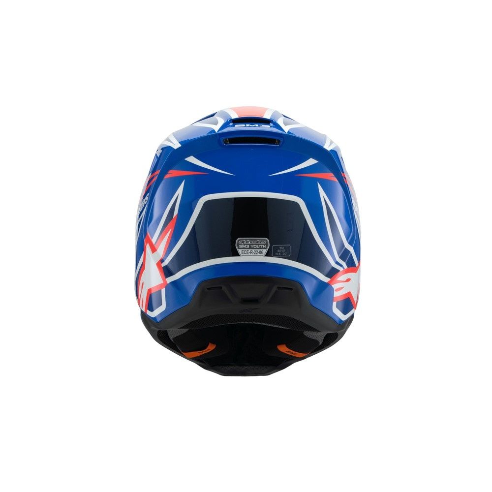 Alpinestars S-M3 Youth Helmet - Wurx Blue/Red/White/Black Gloss