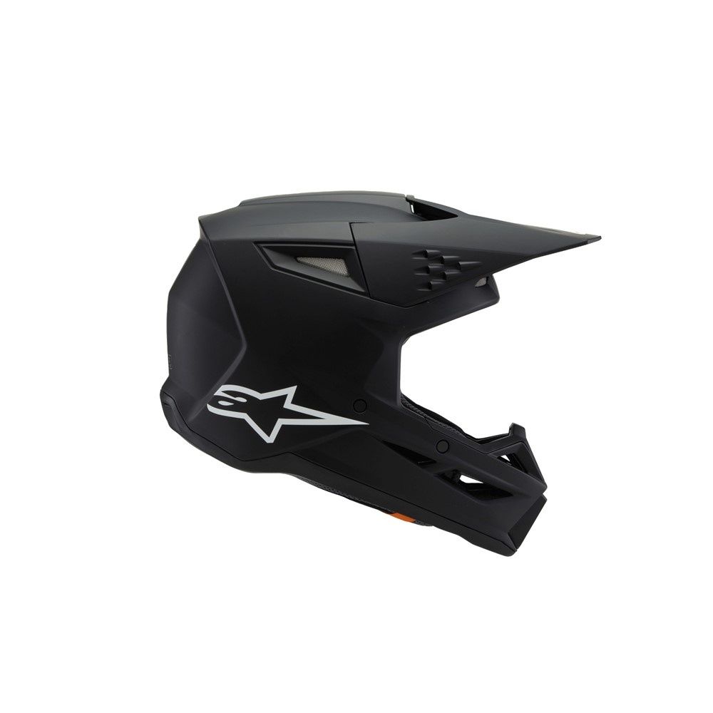 Alpinestars S-M3 Youth Helmet -  Solid Black Matte