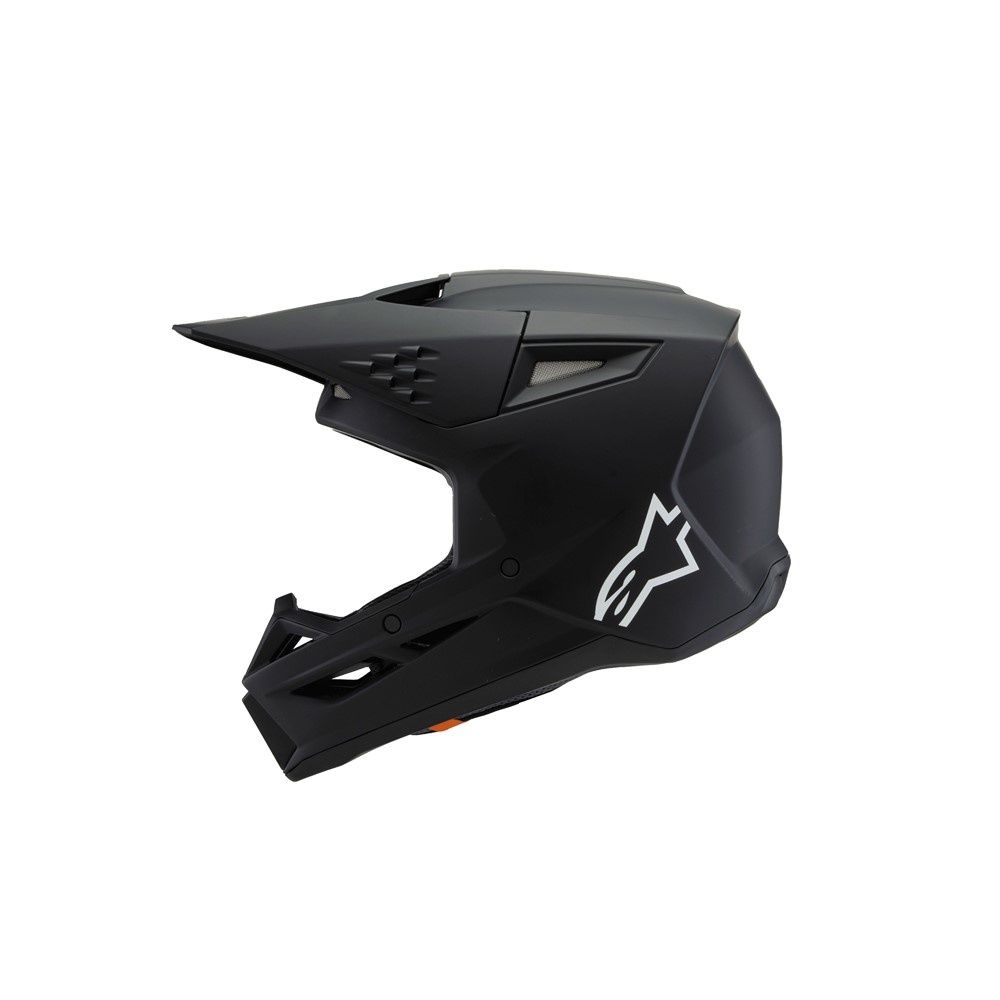 Alpinestars S-M3 Youth Helmet -  Solid Black Matte