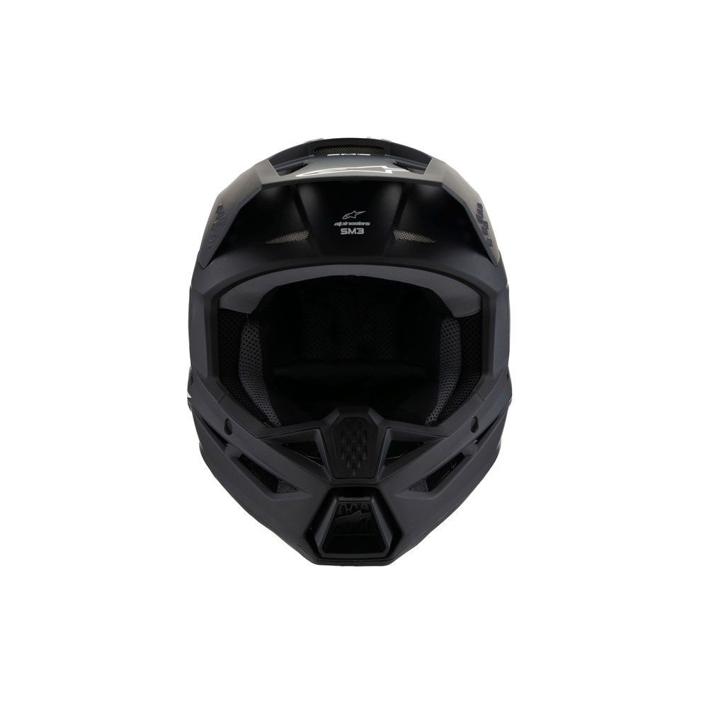 Alpinestars S-M3 Youth Helmet -  Solid Black Matte