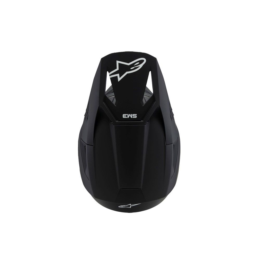 Alpinestars S-M3 Youth Helmet -  Solid Black Matte