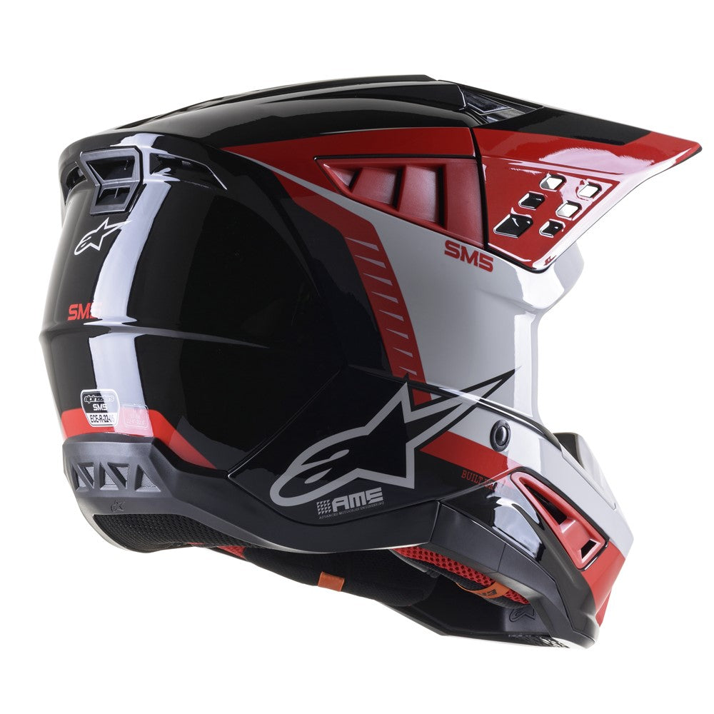 S-M5 Beam Helmet Black/Gray/Red