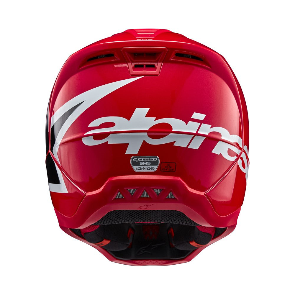 S-M5 Corp Helmet Bright Red Gloss