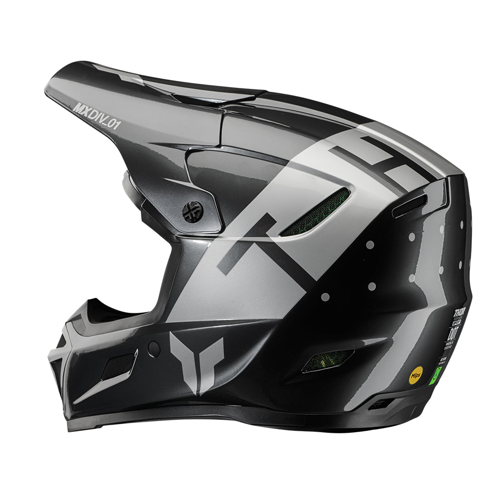 S27 THOR HELMET REFLEX ROGUE CHARCOAL/SILVER