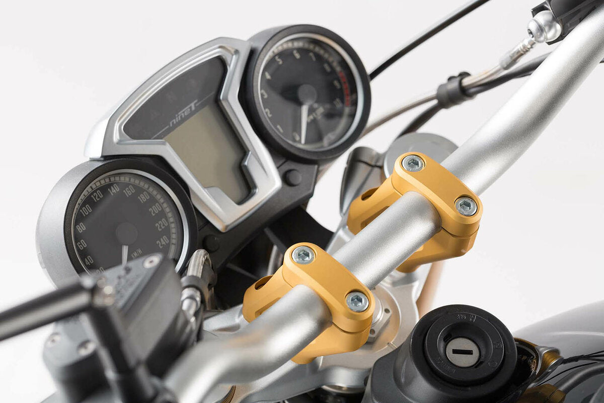 HANDLEBAR BAR BACK SW MOTECH 28MM HANDLEBARS GOLD BMW R NINE T 14-20