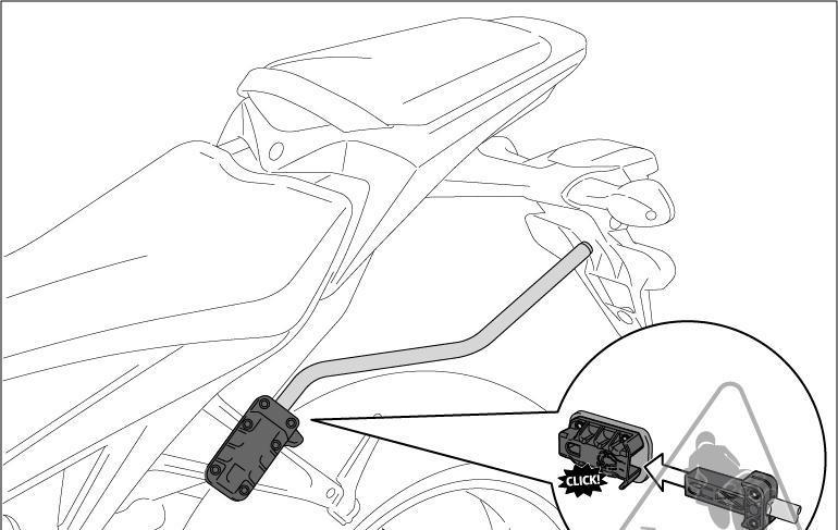 PANNIER MOUNTS SW MOTECH BLAZE QUICK LOCK SPACER BAR BMW R NINE T 14-ON