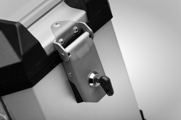 SW MOTECH TRAX ADVENTURE SIDE CASE LEFT ALUMINUM 45L SILVER