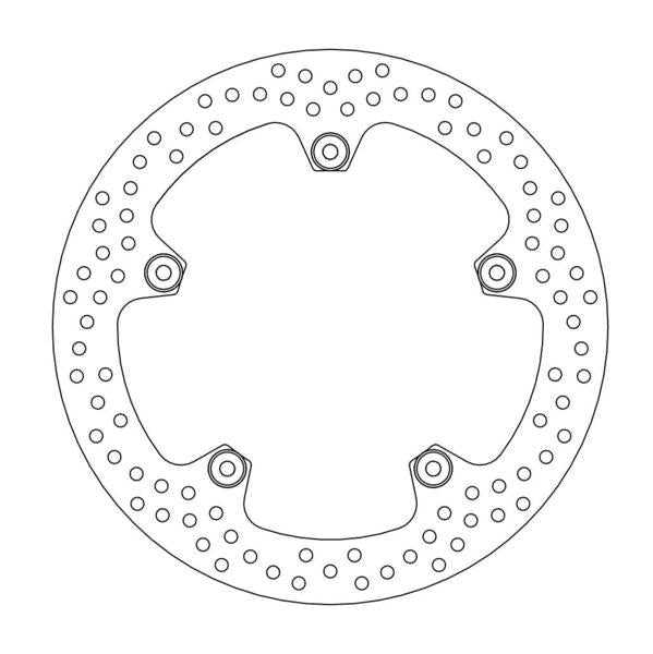 BRAKE DISC FRONT MOTO MASTER HALO LEFT RIVETED 320MM BMW K1200S K1300R K1600GT S1000R S1000RR