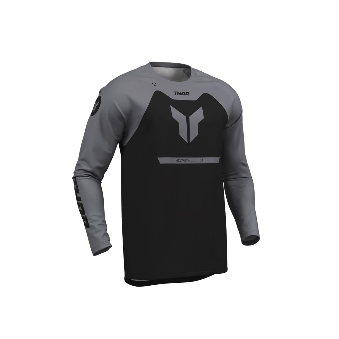 THOR MX JERSEY YOUTH RIDEMODE MENACE BLACK