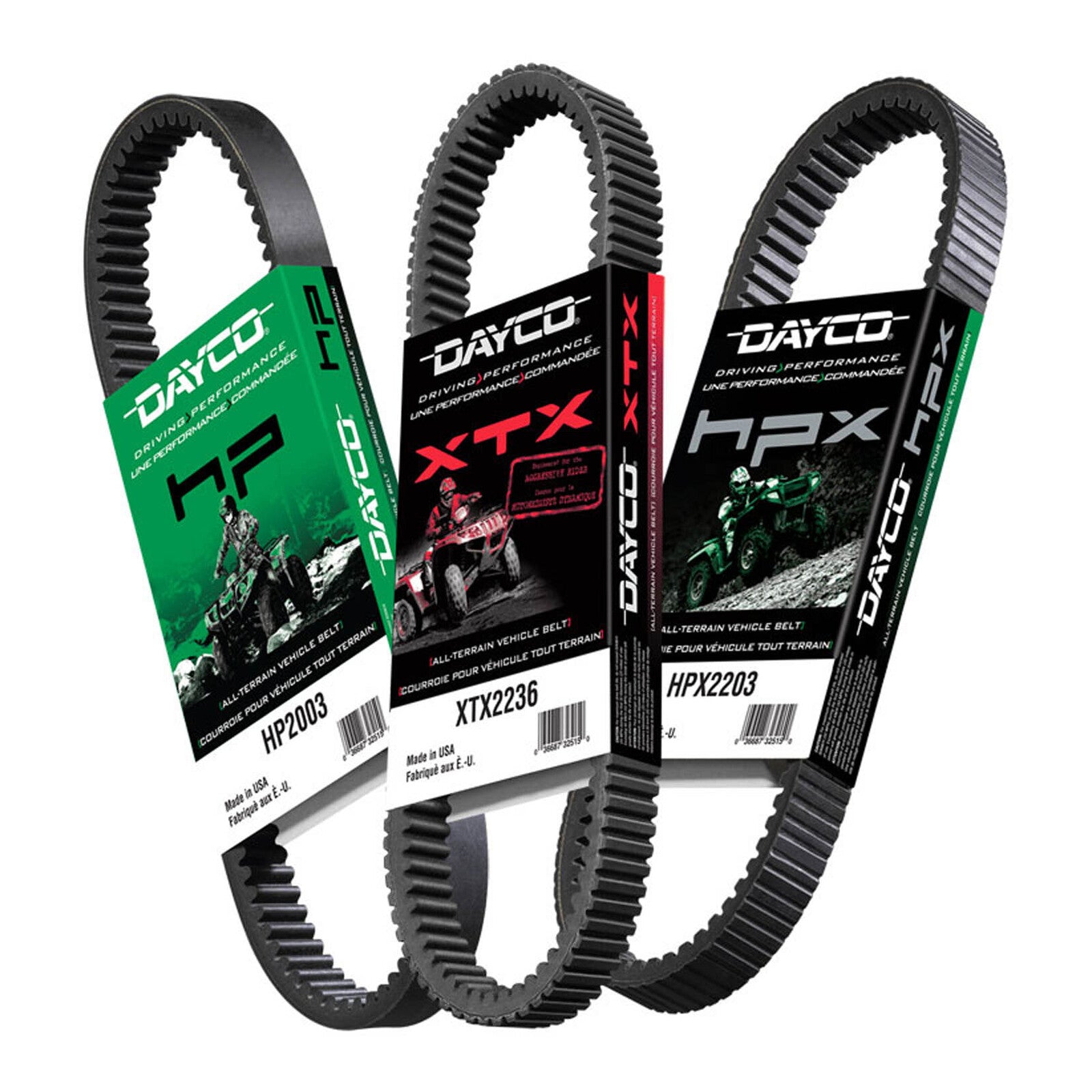 Dayco ATV Belt XTX2261 (XTX Series)