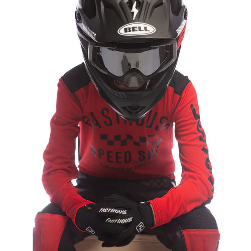 Youth Carbon Jersey - Red/Black