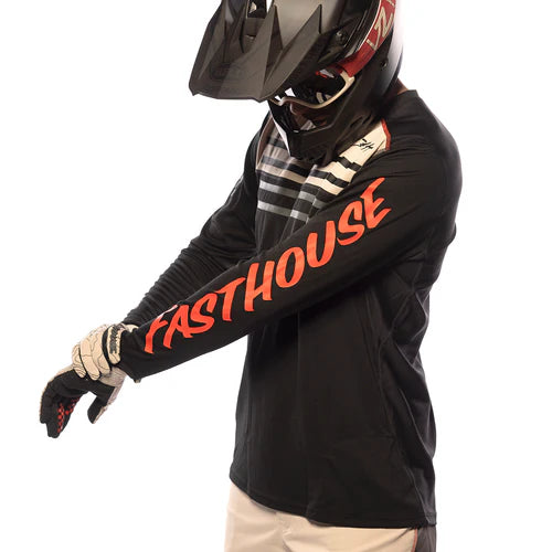 Alloy Sidewinder LS Jersey - Black/Cream