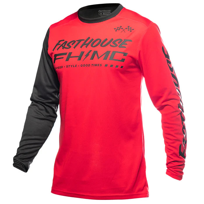 Carbon Method LS Jersey - Red/Black