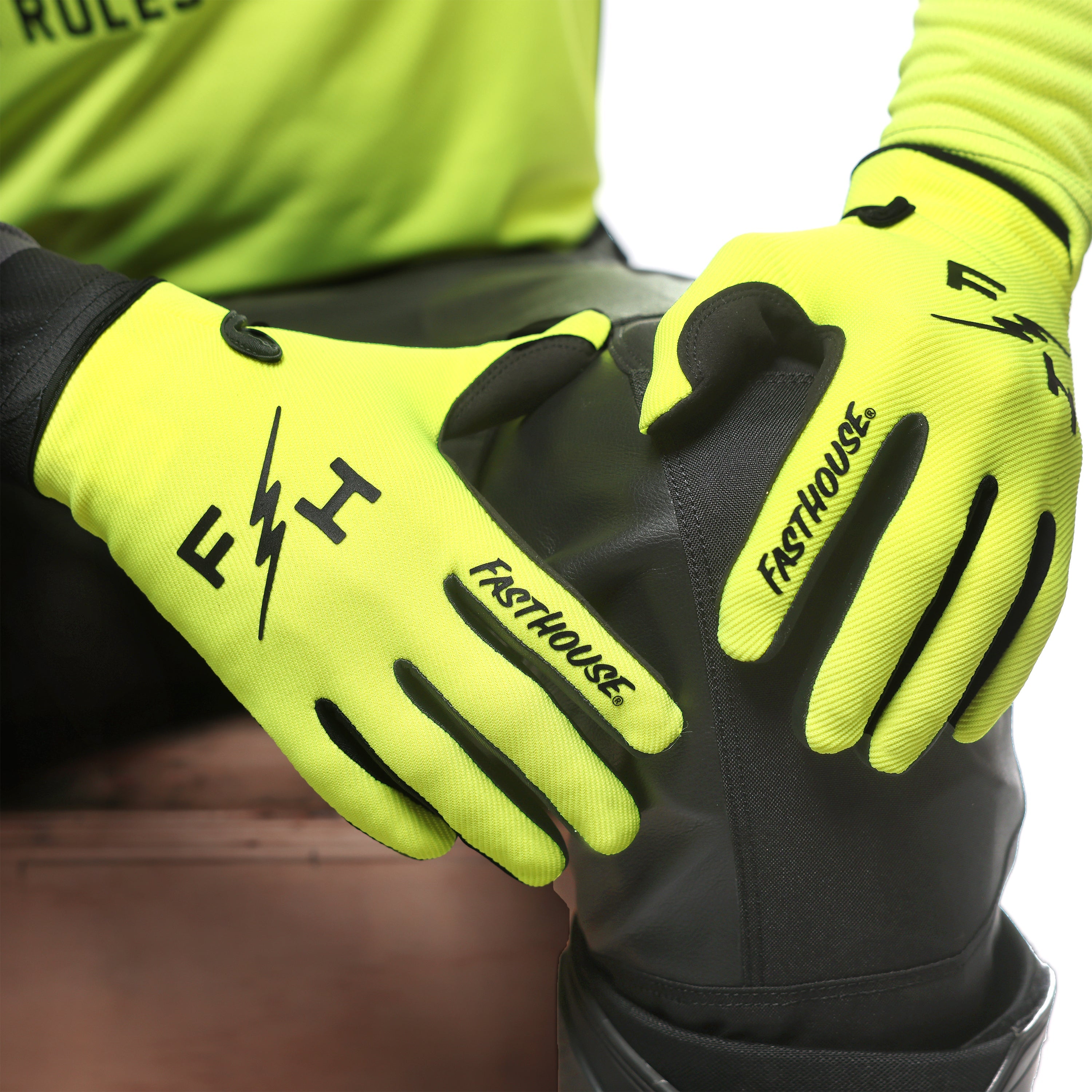 Youth Carbon Eternal Glove - High-Viz