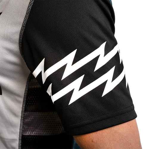 Youth Classic Velocity SS Jersey - Silver/Indigo