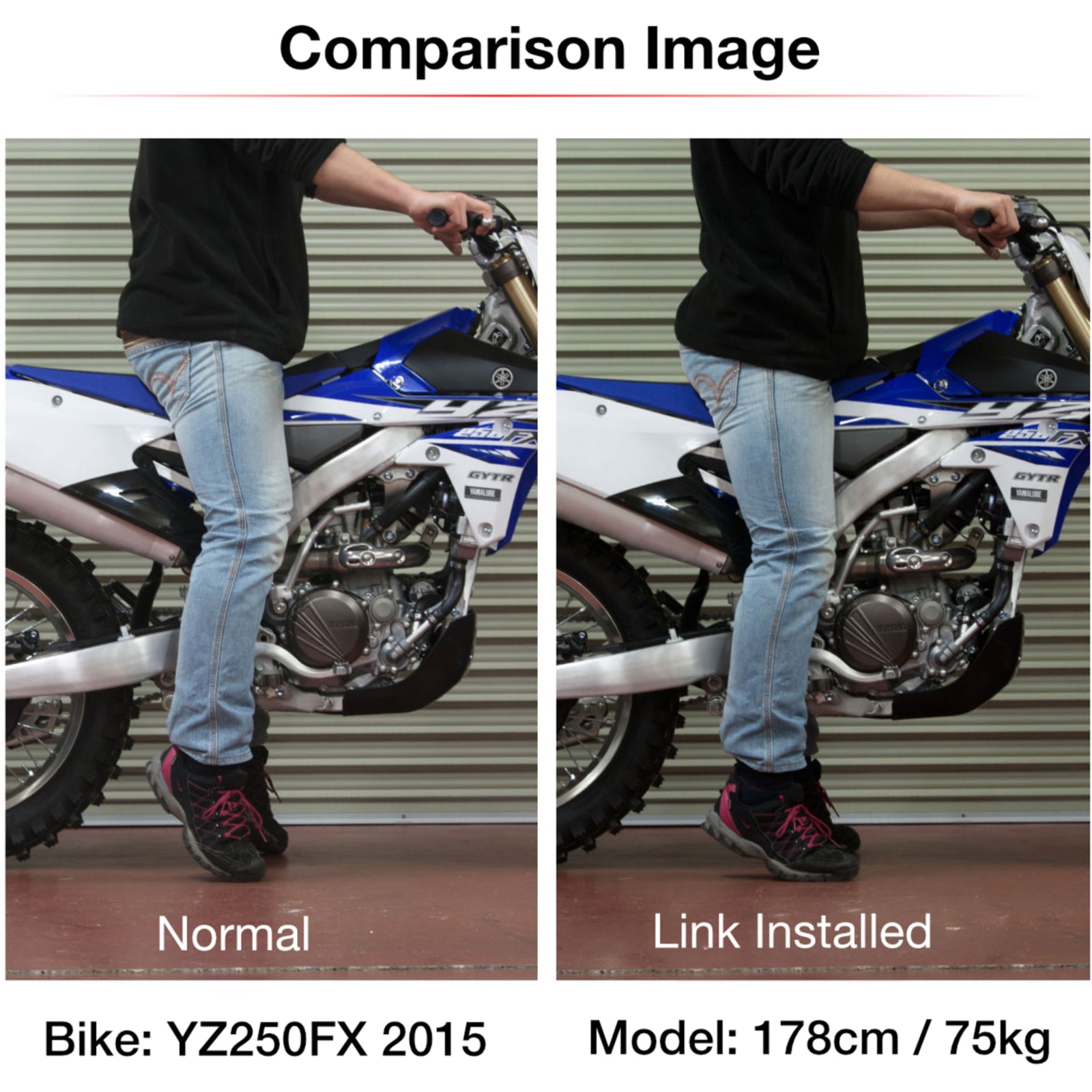 Zeta RSL-LowDown -27mm KTM SX/SXF/XC/XCF '23- Orange