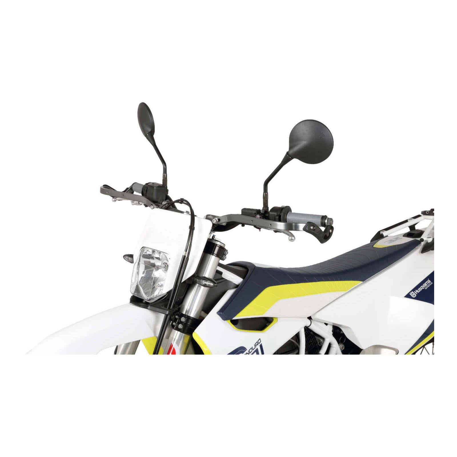 Zeta Pro Armor Bended Hand Guard - Titanium Colour