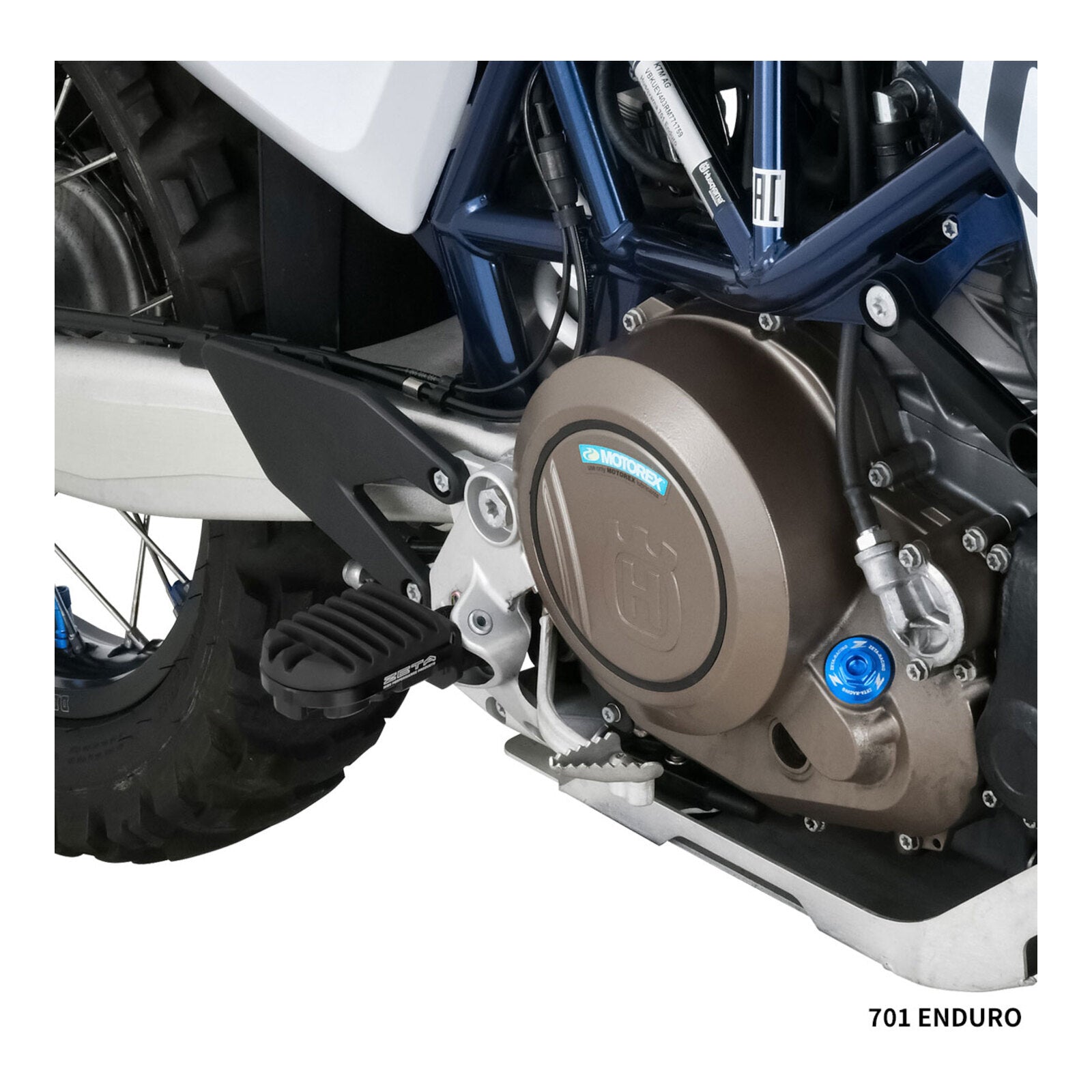 Zeta Adventure Foot Pegs KTM – Black