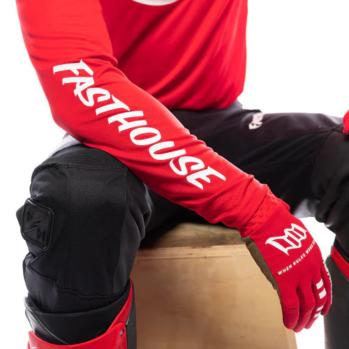 Grindhouse Air-Cooled Ramble LS Jersey - Red
