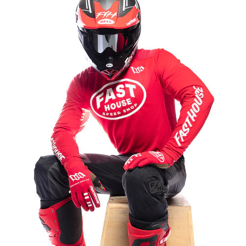 Grindhouse Air-Cooled Ramble LS Jersey - Red