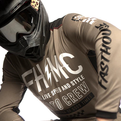 Grindhouse Cypher Jersey - Moss/Grey