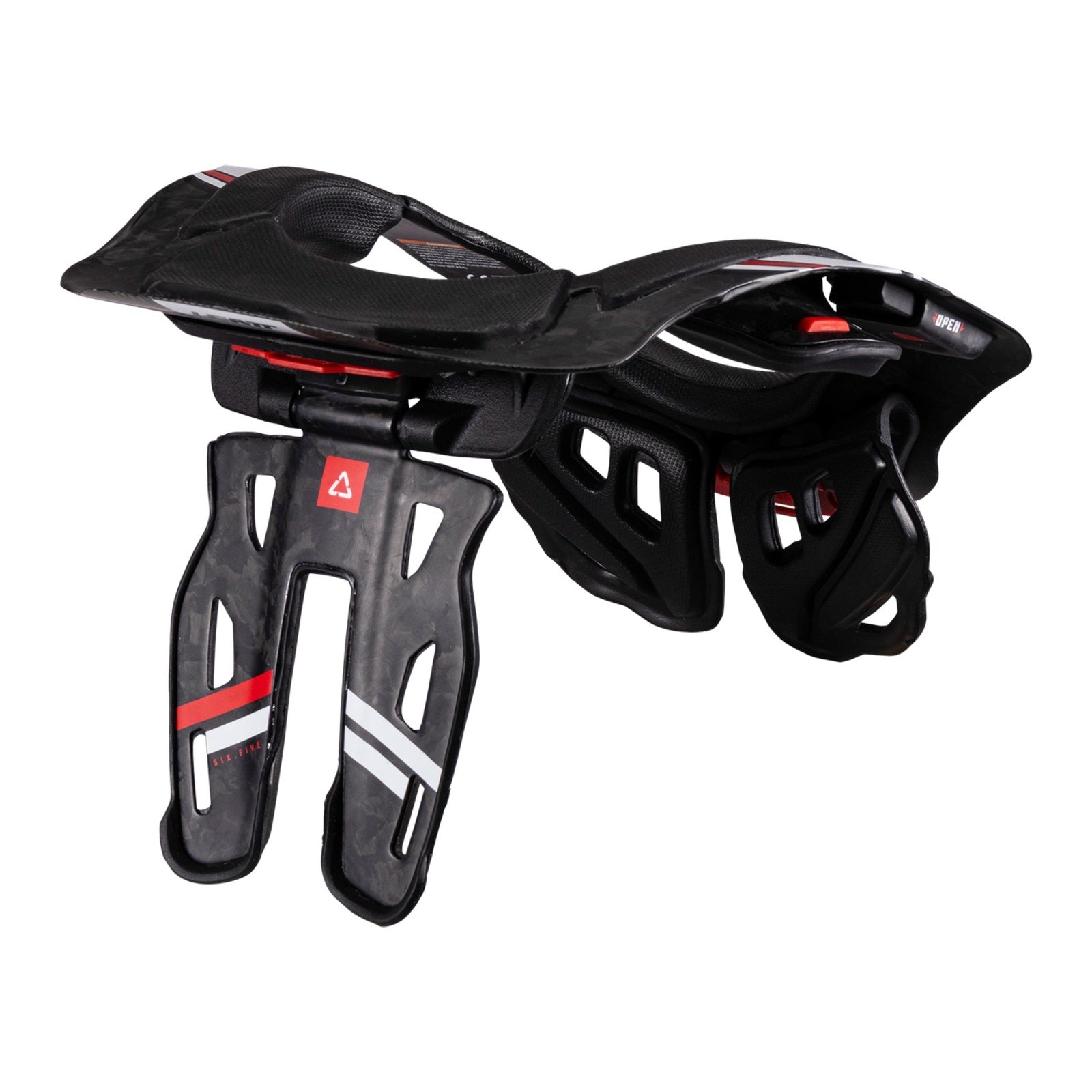 Leatt 6.5 Neck Brace Carbon - Black / White