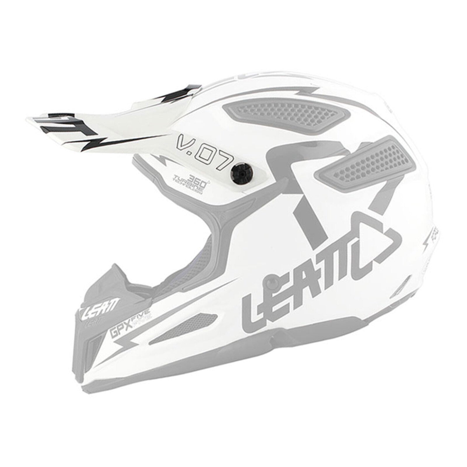 Leatt Junior Peak GPX 5.5 V07 - White / Black