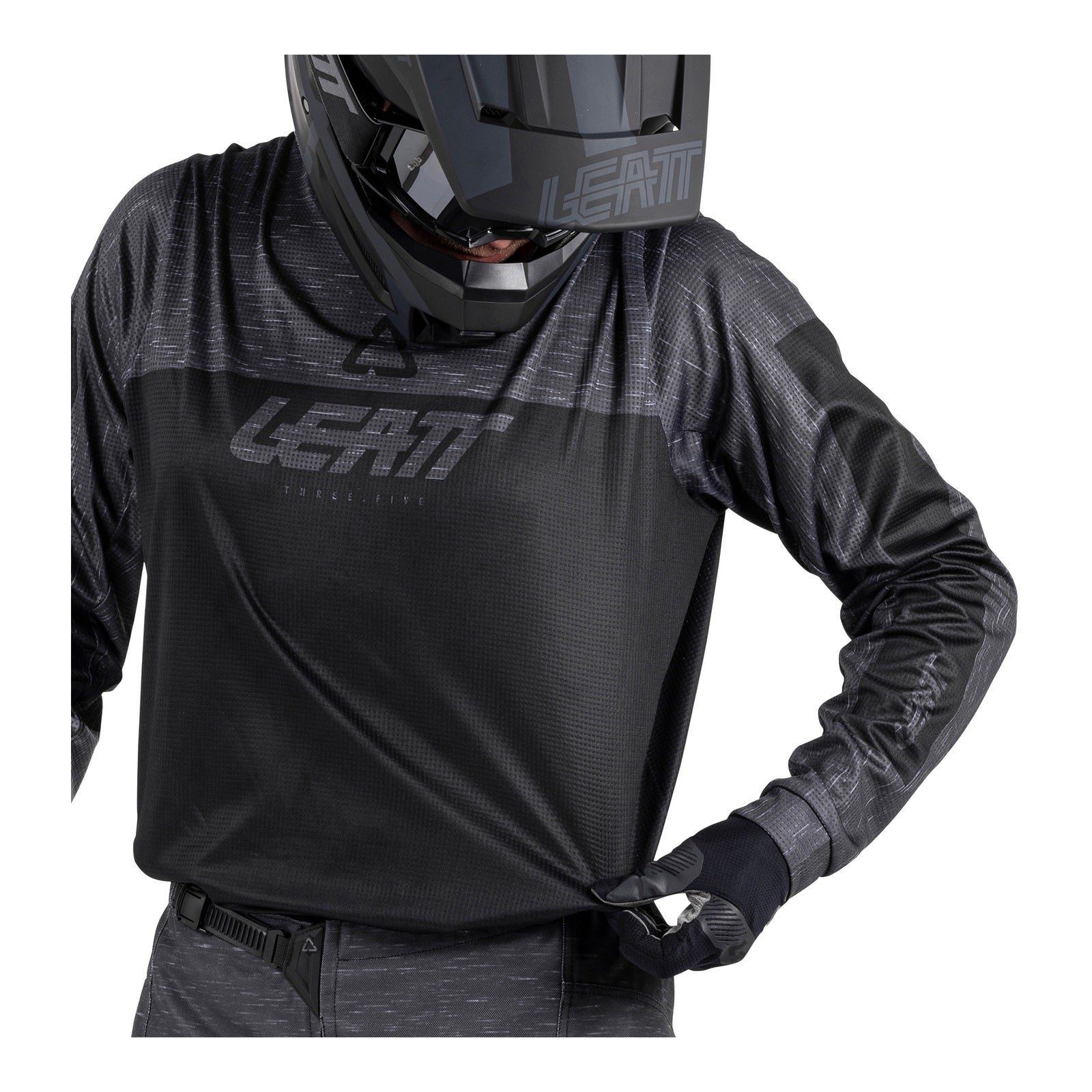 Leatt 2026 3.5 Jersey - Stealth Black / Grey