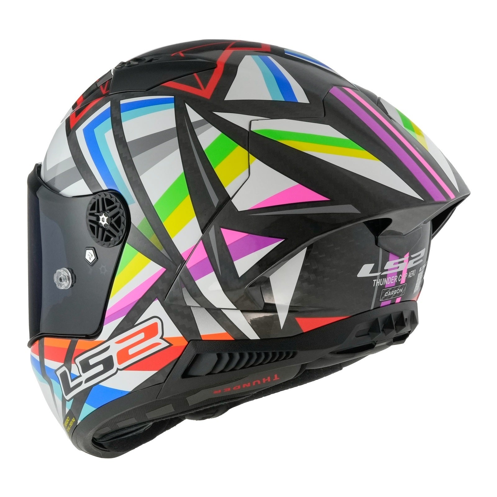 LS2 FF805 Thunder GP Aero Flash Helmet - Black