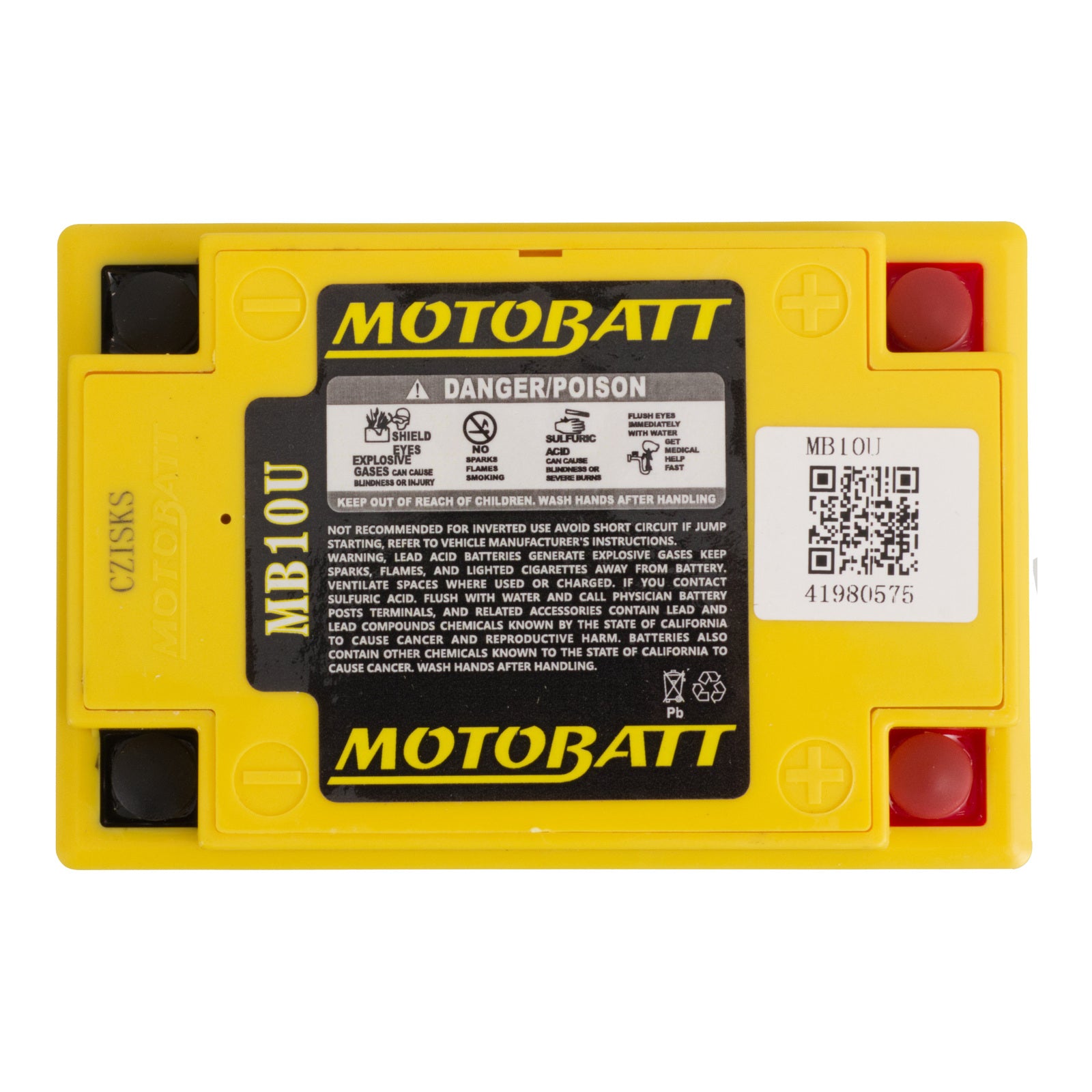 Motobatt Battery Quadflex AGM - MB10U
