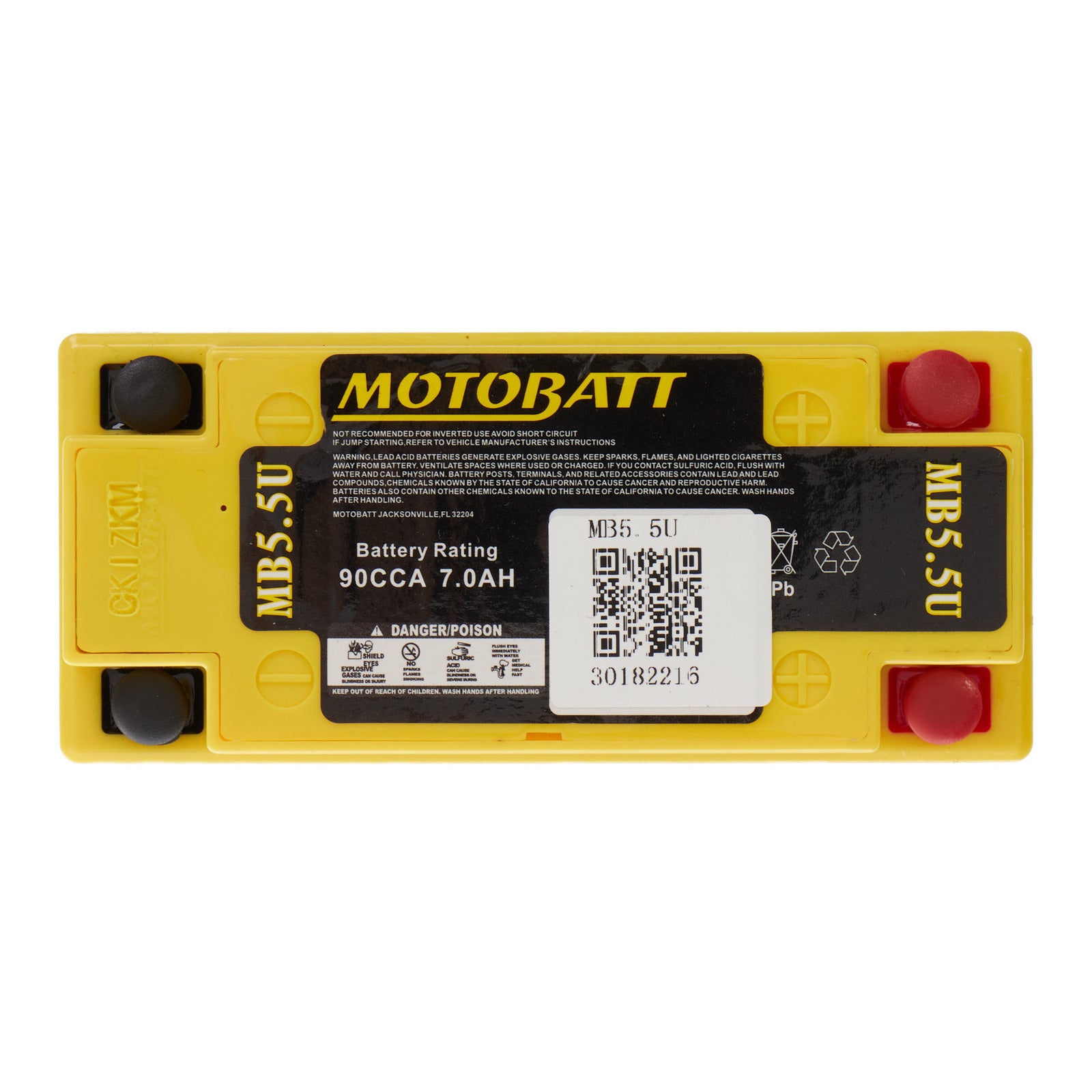 Motobatt Battery Quadflex AGM - MB5.5U