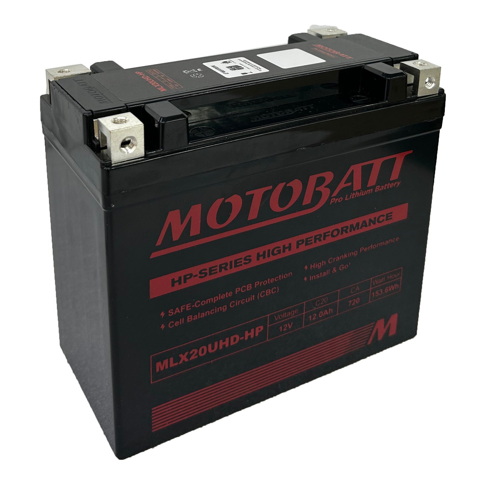 Motobatt Pro Lithium Battery MLX20UHD-HP *4