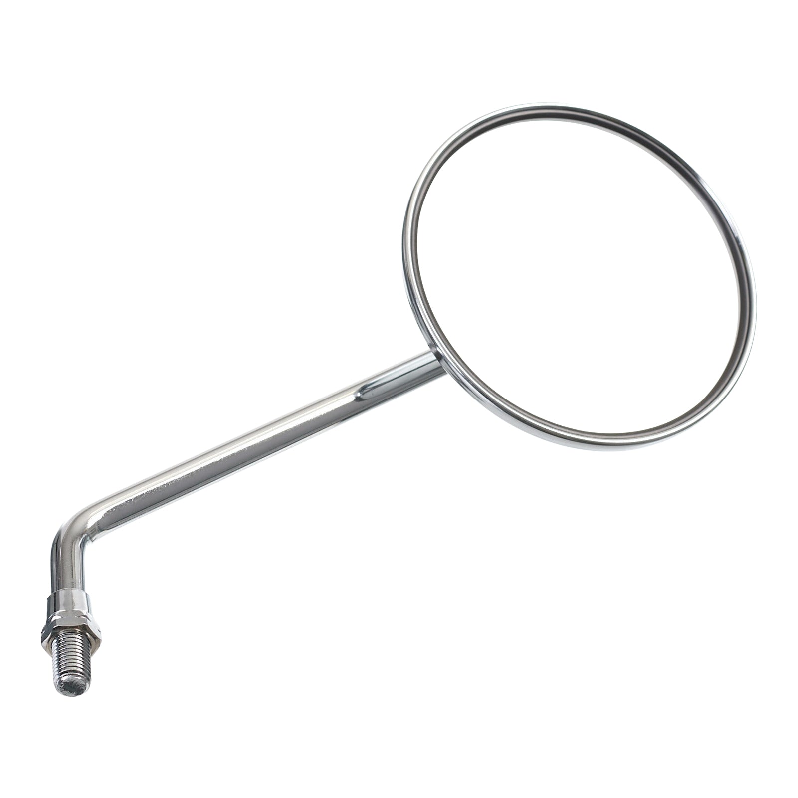 Whites Mirror - 10mm Universal RH Chrome Mirror - Left-Hand Thread