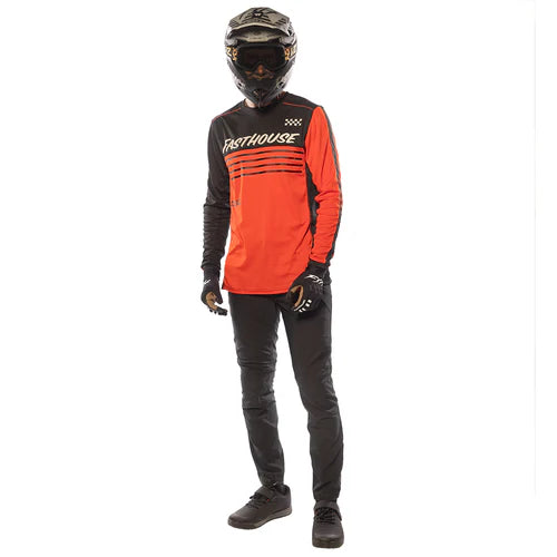 Classic Mercury L/S Jersey - Black/Red