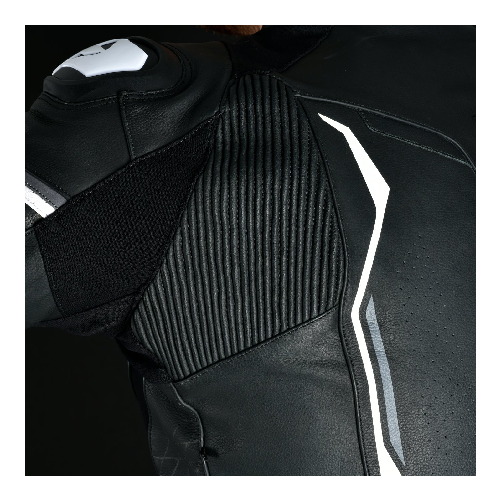 Oxford Nexus 1.0 Leather Men's Jacket - Stealth Black